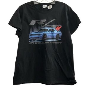 Port & Company Men's Black Graphic Print Challenger T-Shirt Size L‎